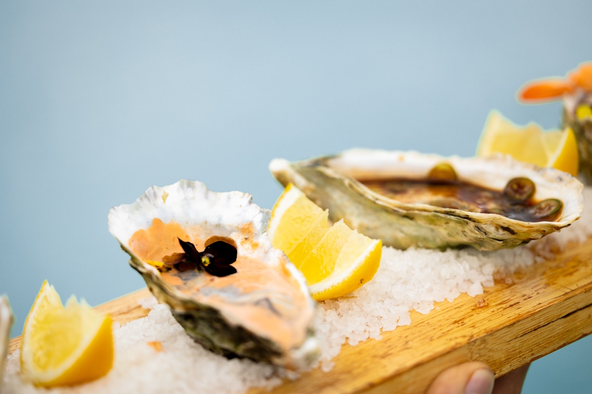 oyster bar at garza blanca cancun rooftop restaurant